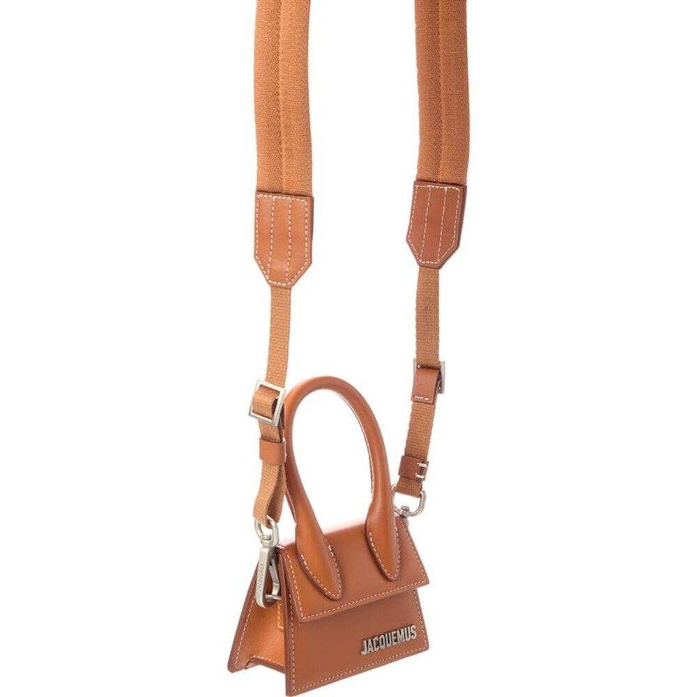 Jacquemus Le Chiquito Mini Leather Shoulder Bag, Brown - Picture 3 of 5